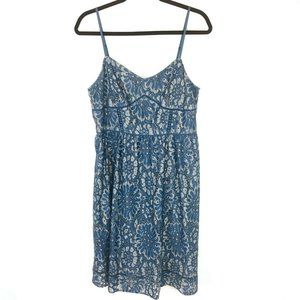 Ann Taylor LOFT Women’s Size 6 Blue Sleeveless Lac